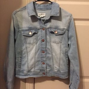 Light wash jean jacket